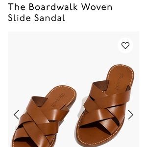 Madewell Boardwalk Woven Slide Sandal
